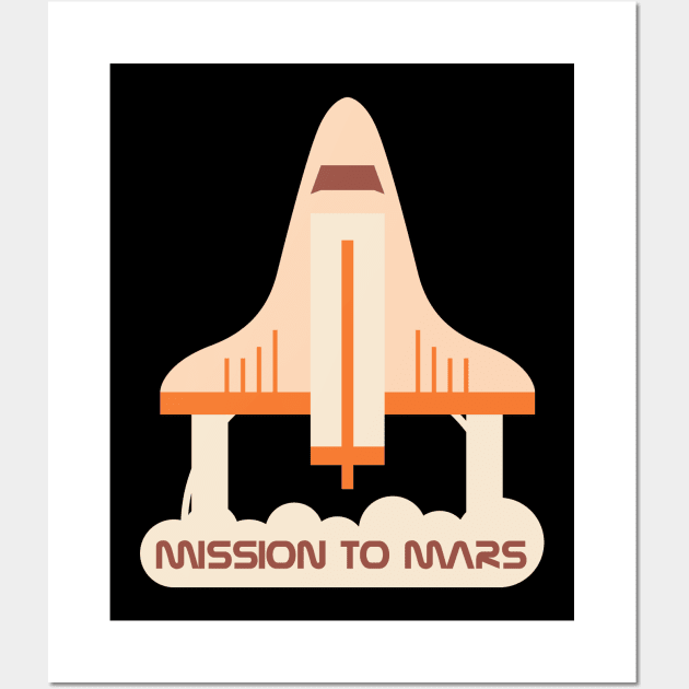 Mission To Mars Wall Art by SmartLegion